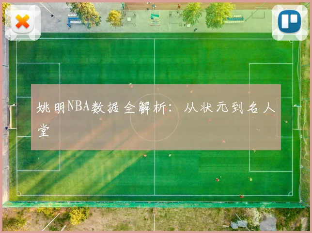 姚明NBA数据全解析：从状元到名人堂